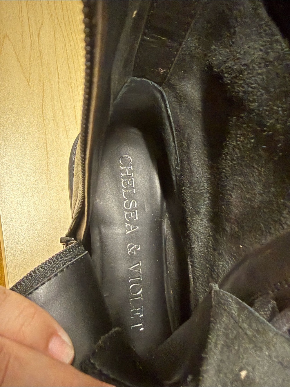Women’s Black Lace-Up Combat Boots - Picture 6 of 10